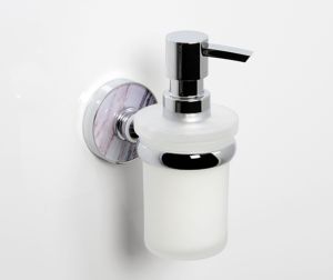 WasserKRAFT Дозатор для жидкого мыла с держателем K-8599
