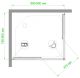 Душевой уголок Royal Bath HPD 90x80см белый RB8090HPD-T