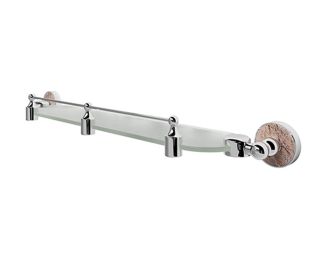 WasserKRAFT Полка стеклянная с бортиком K-7744 WasserKRAFT Полка стеклянная с бортиком K-7744
