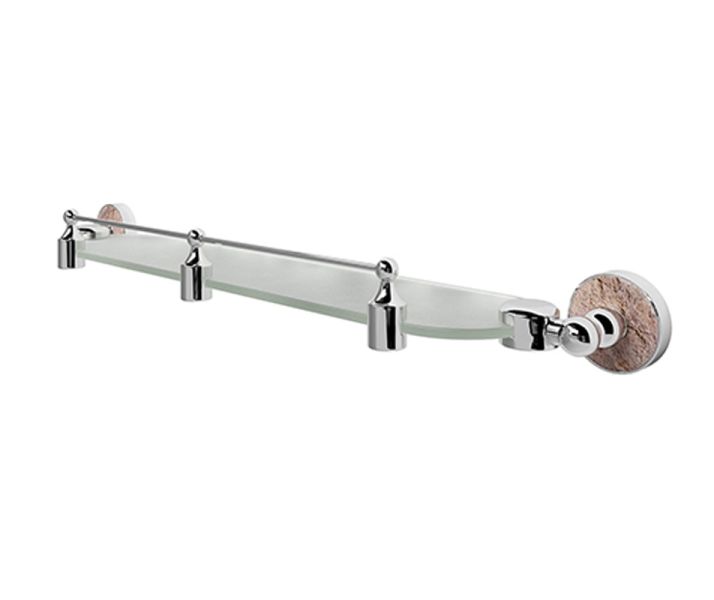WasserKRAFT Полка стеклянная с бортиком K-7744 WasserKRAFT Полка стеклянная с бортиком K-7744