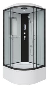 Душевая кабина Niagara NG-6707-14P 80x80см чёрный/прозрачное