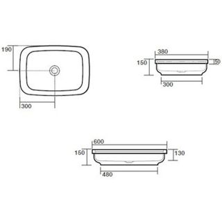 Раковина Kerasan Tribeca 514301 белая 60 см Раковина Kerasan Tribeca 514301 белая 60 см