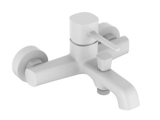 Смеситель для ванны/душа Orange Karl M05-100w белый Смеситель для ванны/душа Orange Karl M05-100w белый