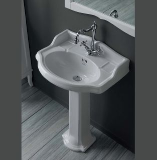 Раковина SIMAS Baden Baden AR814bi*1 белая 59 см Раковина SIMAS Baden Baden AR814bi*1 белая 59 см