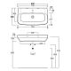 Раковина SIMAS Baden Baden BB12bi*1 белая 80 см