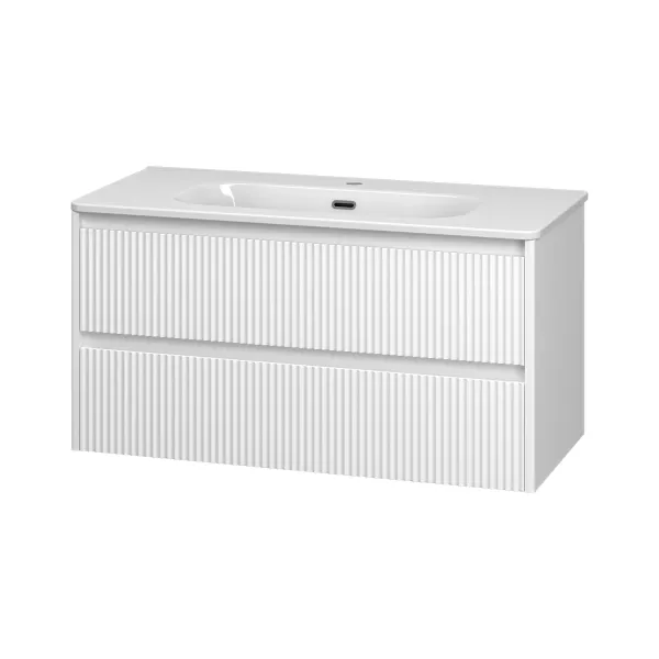 Подвесная тумба под раковину Brevita Riva 100 УТ000026199 белый