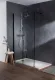 Душевая перегородка Jacob Delafon Serenity E14W100-BLV 100 см профиль чёрный стекло прозрачное