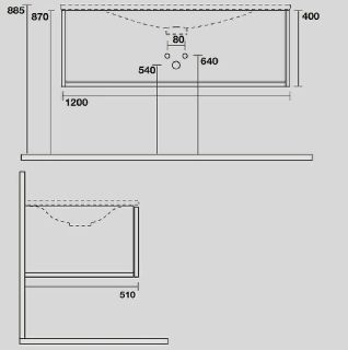 Тумба под раковину Kerasan Shape 120 9325K3 подвесная Дуб Белый Тумба под раковину Kerasan Shape 120 9325K3 подвесная Дуб Белый