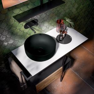 Раковина Kerasan Nolita 534431 черная матовая 40 см