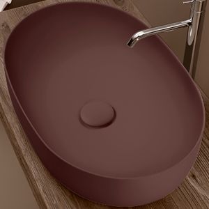 Раковина Kerasan Nolita 534375 Бургундский матовый 60 см