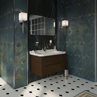 Тумба под раковину Kerasan Waldorf 94 925546 подвесная Noce Тумба под раковину Kerasan Waldorf 94 925546 подвесная Noce