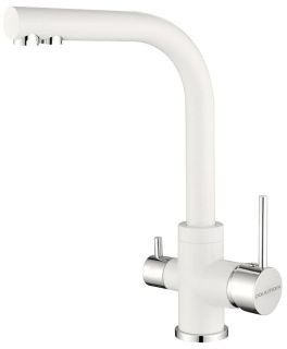 Смеситель для кухни Paulmark Essen Es213011-431 белый матовый Смеситель для кухни Paulmark Essen Es213011-431 белый матовый