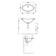 Раковина SIMAS Lft Spazio LFT74bi белая 66 см