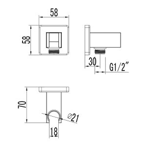 Шланговое подключение Lemark LM4585C