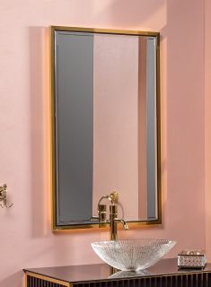 Зеркало Armadi Art Monaco 70см чёрный/золото 566-BG Зеркало Armadi Art Monaco 70см чёрный/золото 566-BG