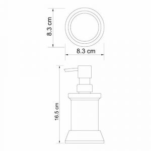 Wasserkraft Donau K-2499 Дозатор для жидкого мыла 170 ml