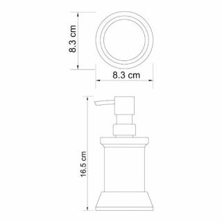 Wasserkraft Donau K-2499 Дозатор для жидкого мыла 170 ml
