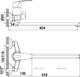 Смеситель для ванны и душа Rossinka D40-32 Хром