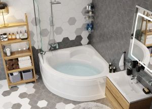 Акриловая ванна VagnerPlast Catalina VPBA146CTL3X-04 146см белый