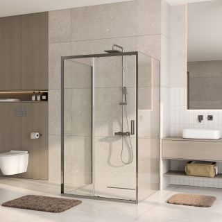 Душевой уголок WasserKRAFT Main 41S21 120x90 см профиль хром стекло прозрачное