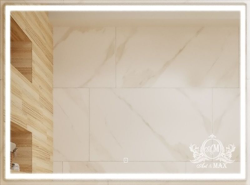 Зеркало с подсветкой Art&Max Monza 100x80см AM-Mon-1000-800-DS-F