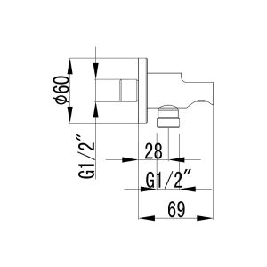 Шланговое подключение Lemark LM4885B