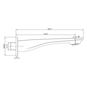 Излив для смесителя Lemark LM5981CW