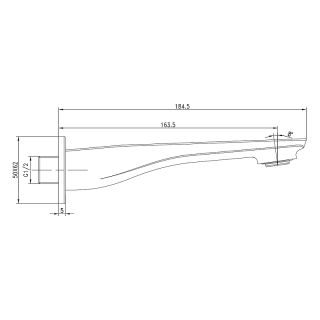 Излив для смесителя Lemark LM5981CW Излив для смесителя Lemark LM5981CW