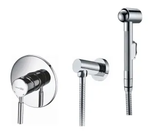 Гигиенический душ со смесителем WasserKRAFT A14156 хром