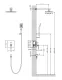 Душевой комплект Timo Torne SX-4319/03SM чёрный