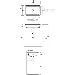 Раковина SIMAS Top E Lavabi D'Arredo S60 bi белая 61.5 см Раковина SIMAS Top E Lavabi D'Arredo S60 bi белая 61.5 см