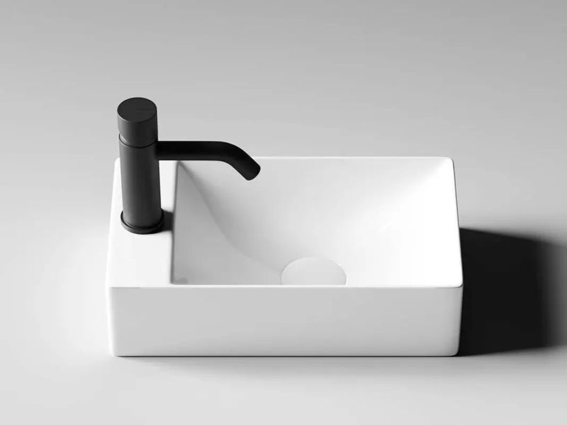 Раковина Ceramica Nova Element CN5008 отверстие под смеситель слева 38см белый