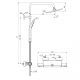 Душевая стойка Ideal Standard Ceratherm T50 с термостатом хром A7230AA