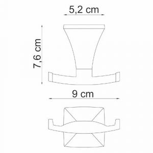 Wasserkraft Wern K-2523D Крючок двойной