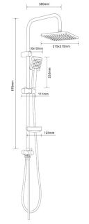 Душевая система Agger Fresh A0494000 хром
