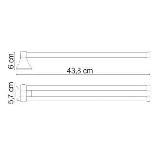 Wasserkraft Wern K-2531 Держатель полотенец рога