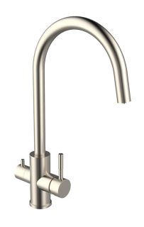 Смеситель для кухни Agger Zest A0700733 с каналом питьевой воды, никель