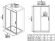 Душевая дверь Ravak Blix Slim BLSDP2-100 X0PMA0C00Z1 профиль Хром стекло Transparent