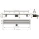 Душевой лоток AlcaPlast Fit&Go с двухсторонней решеткой Double 85см хром APZ13-DOUBLE9-850 Душевой лоток AlcaPlast Fit&Go с двухсторонней решеткой Double 85см хром APZ13-DOUBLE9-850