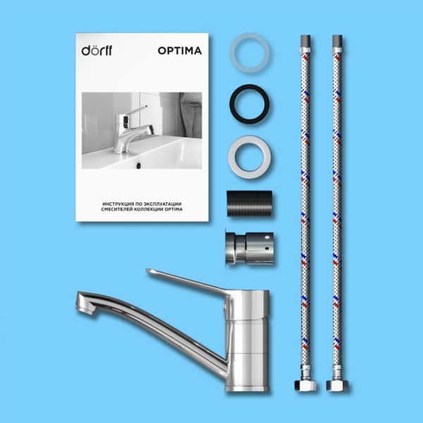 Смеситель для раковины Dorff OPTIMA D2021001