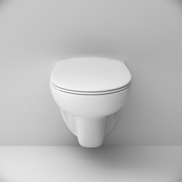 Унитаз с инсталляцией AM.PM Sense IS49051.741700 с сиденьем Микролифт и клавишей смыва Хром