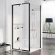 Душевая дверь Ravak Pivot PDOP1-80 03G40300Z1 80 см профиль чёрный стекло Transparent