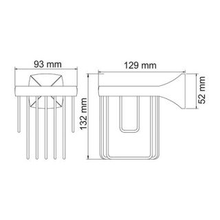 Wasserkraft Wern K-2545 Держатель освежителя Wasserkraft Wern K-2545 Держатель освежителя