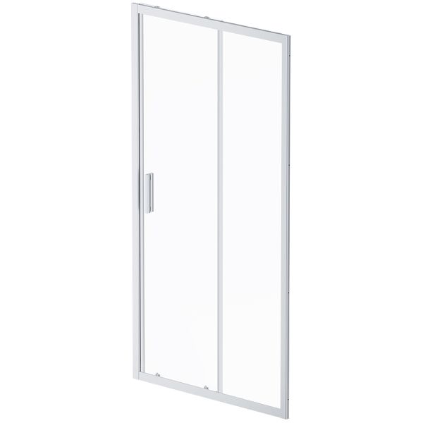 Душевая дверь AM.PM Gem Solo 100 W90G-100-1-195MT профиль Хром матовый стекло прозрачное