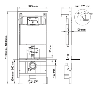 Инсталляция для унитаза Berges Novum 040000 Инсталляция для унитаза Berges Novum 040000
