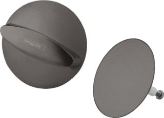 Cлив-перелив для ванны Hansgrohe Flexaplus 58185340 внешняя часть черный хром Cлив-перелив для ванны Hansgrohe Flexaplus 58185340 внешняя часть черный хром
