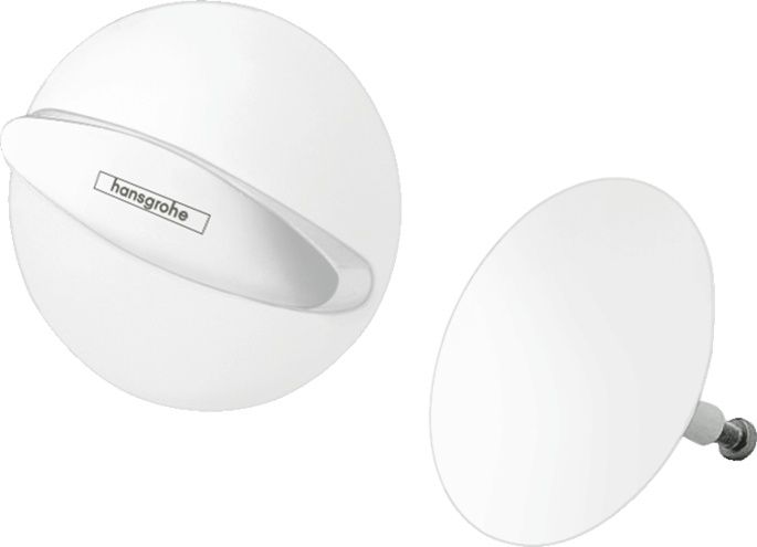 Cлив-перелив для ванны Hansgrohe Flexaplus 58185700 внешняя часть матовый белый
