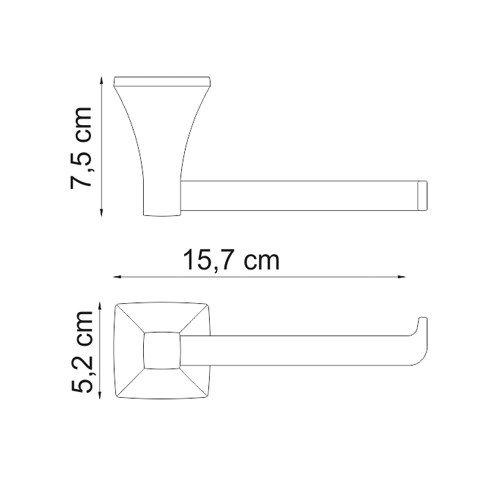 Wasserkraft Wern K-2596 Держатель туалетной бумаги