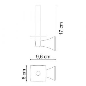 Wasserkraft Wern K-2597 Держатель туалетной бумаги