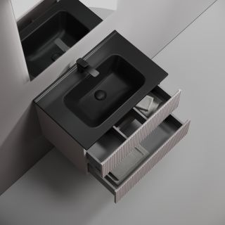 Тумба подвесная Sancos Сноб Т (Snob T) SNT70SM 70 см пыльная роза